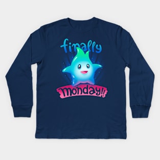 Finally Monday Kids Long Sleeve T-Shirt